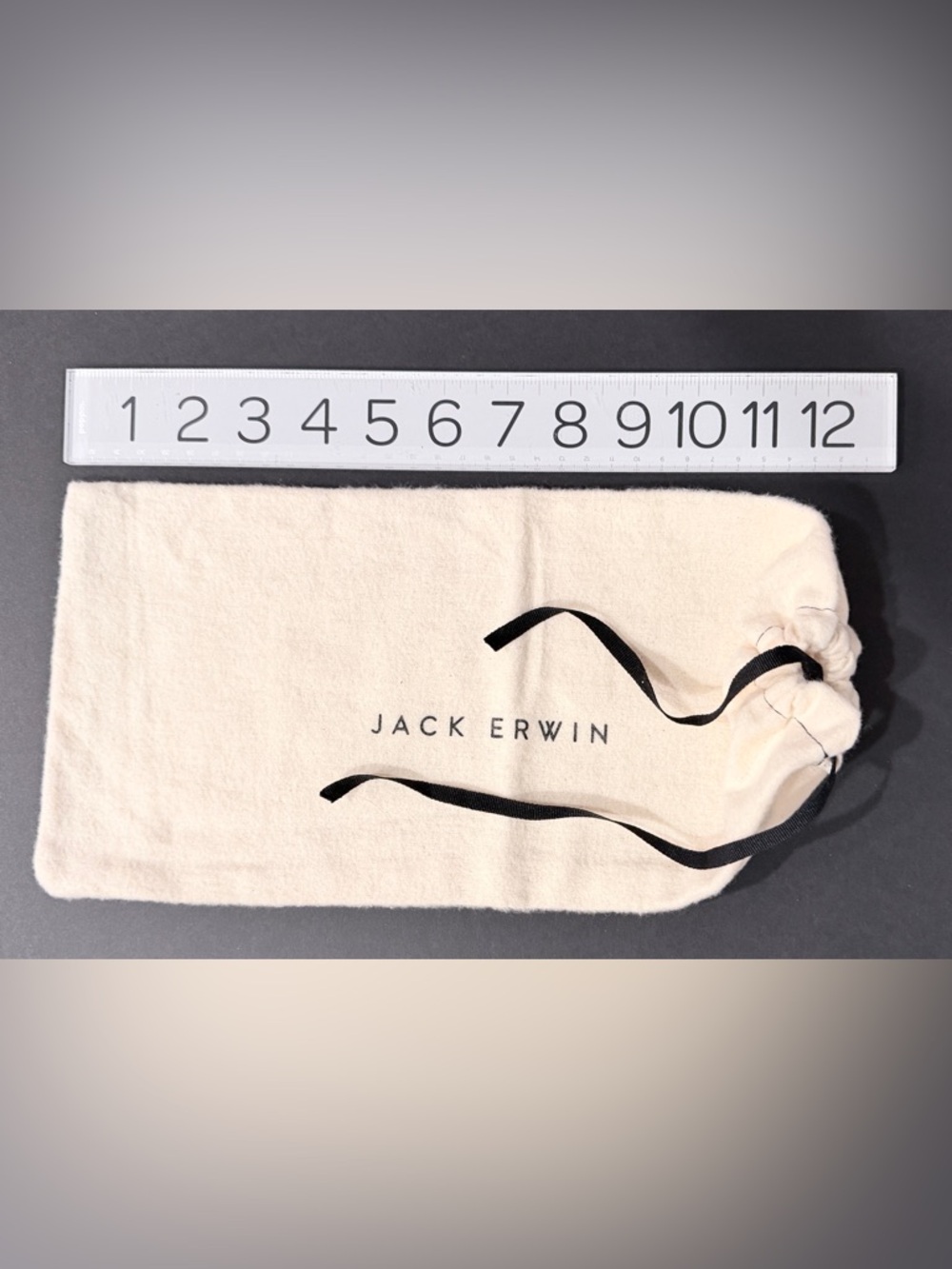 Jack Erwin Designer Shoe Purse Drawstring Dust Bag Pouch